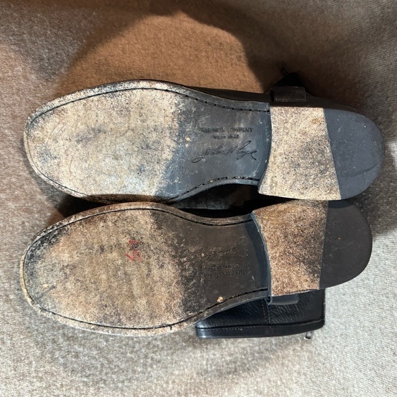 FRYE Sz 10B Harness Short Shaft Leather Boots With Zipper Back Closure - Picture 12 of 15